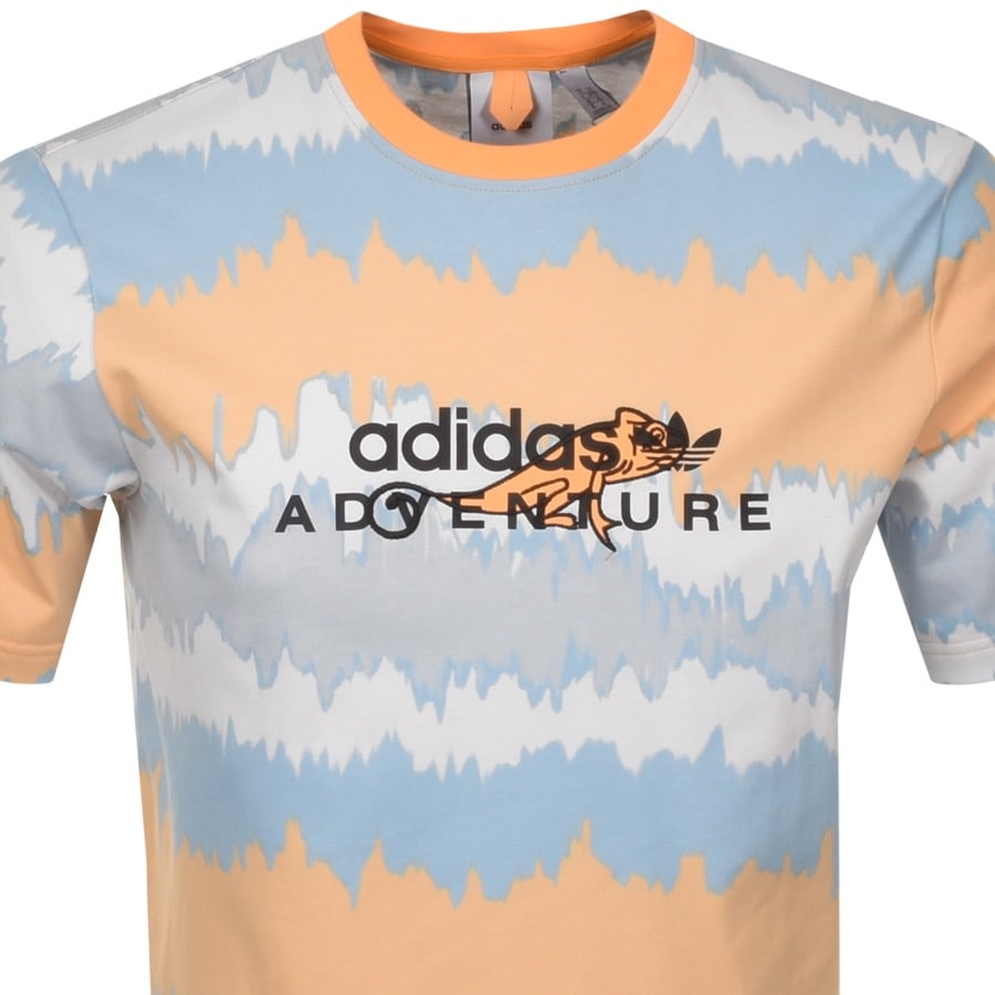 Alternative Image for Productadidas Originals Adventure T Shirt Orange2